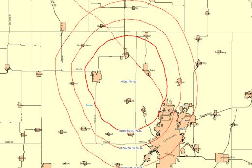 KRQN-FM Coverage Coverage for KRQN-FM